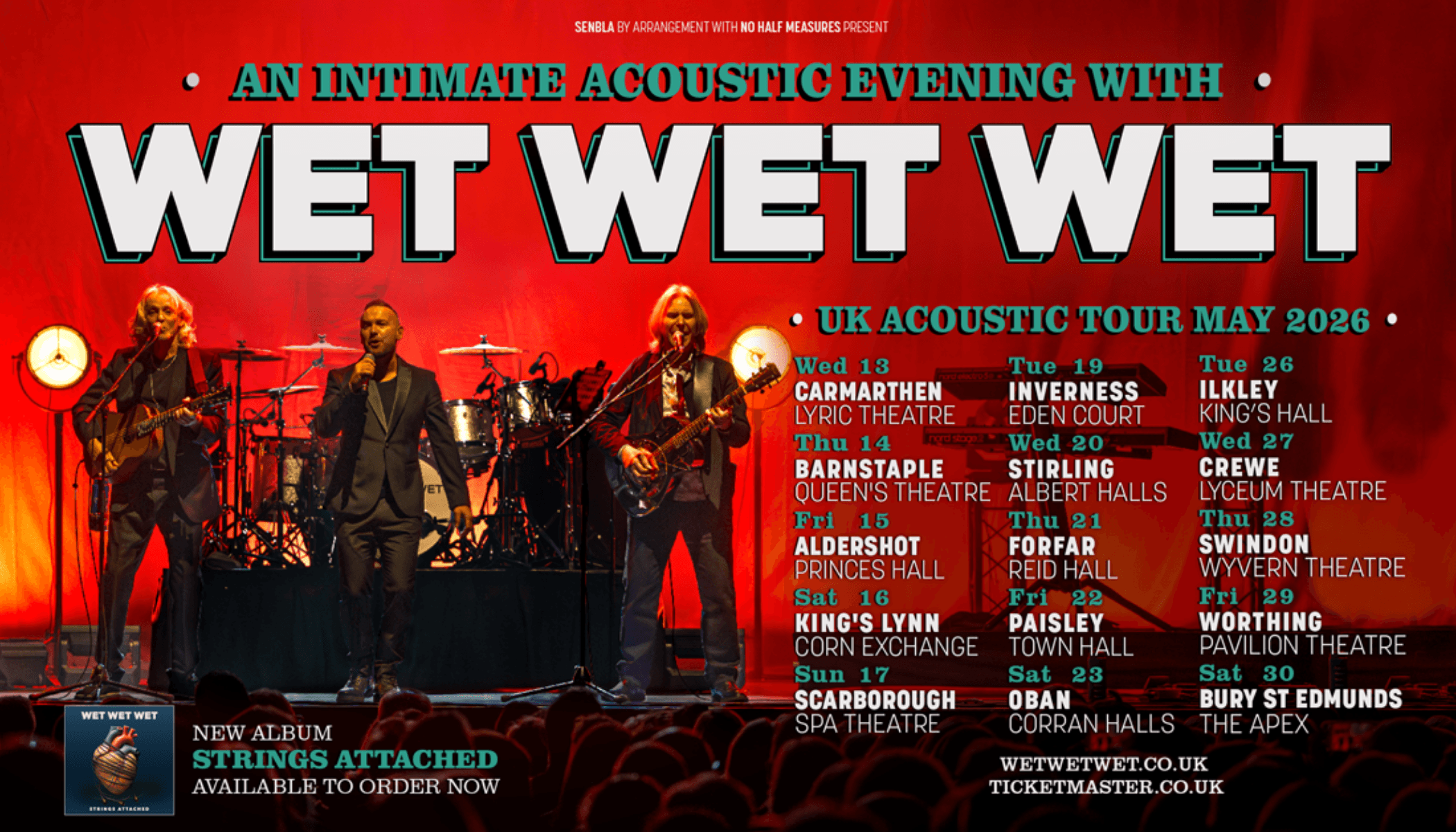 Una serata acustica con i Wet Wet Wet