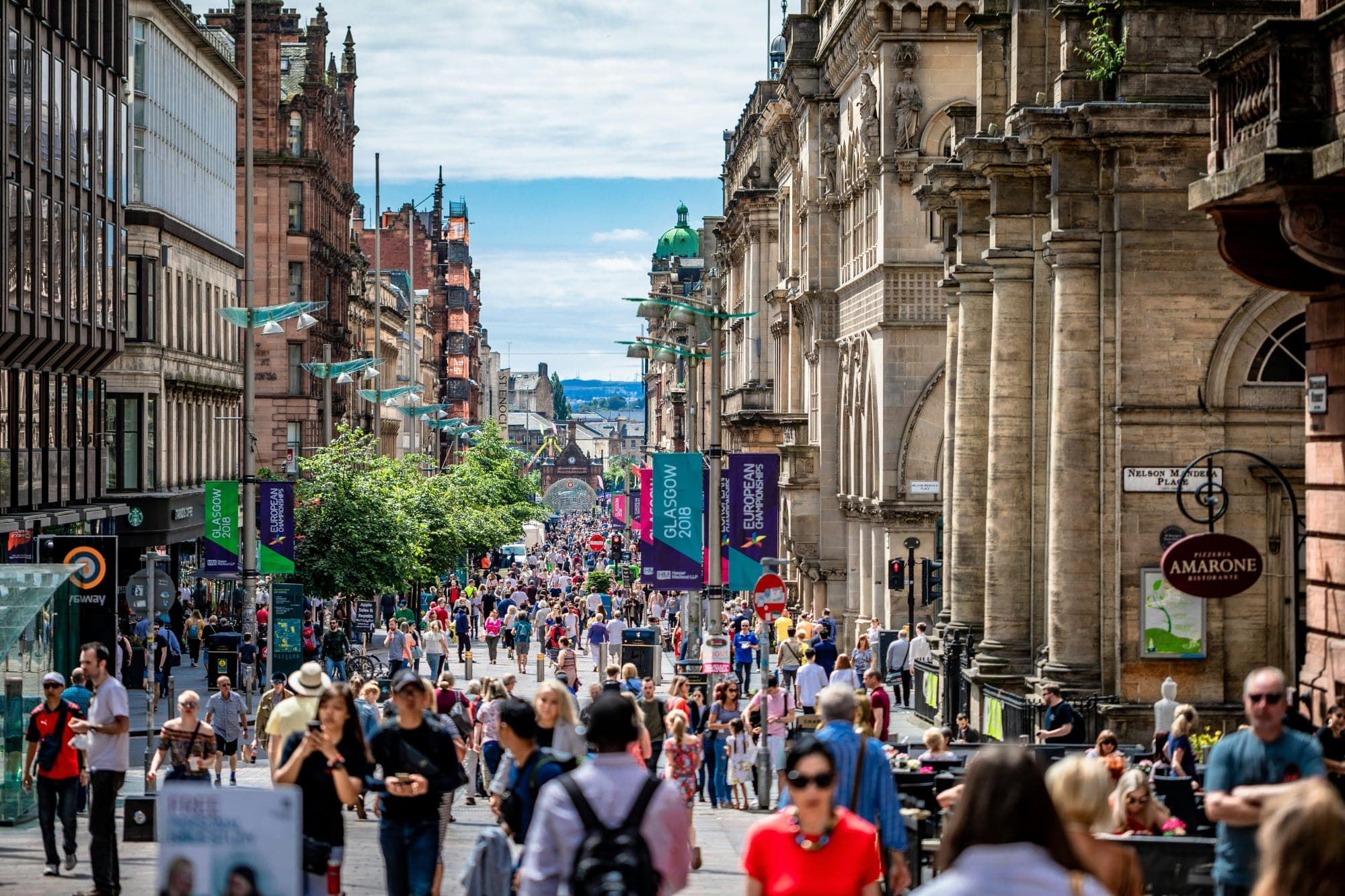 Paesaggio urbano di Glasgow